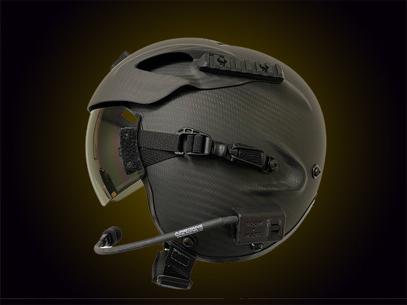 aviation style motorcycle helmet TacAero Bush Helmet